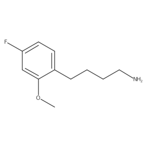 4-(4-Fluoro-2-methoxyphenyl)butan-1-amine结构式