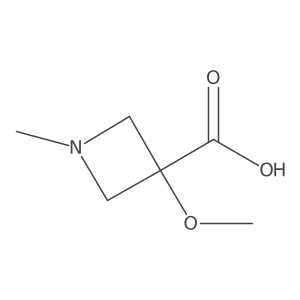 3-Methoxy-1-methyl-3-azetidinecarboxylic acid Structure