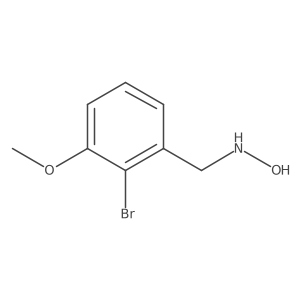 N-[(2-bromo-3-methoxyphenyl)methyl]hydroxylamine Structure