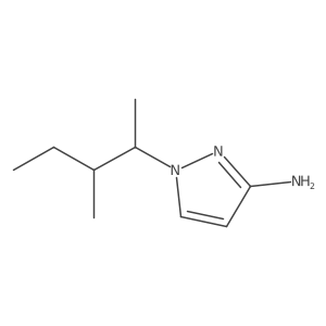 1-(3-Methylpentan-2-yl)-1H-pyrazol-3-amine Structure