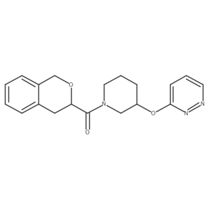Isochroman-3-yl(3-(pyridazin-3-yloxy)piperidin-1-yl)methanone Structure
