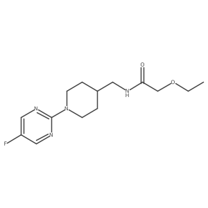 2-ethoxy-N-((1-(5-fluoropyrimidin-2-yl)piperidin-4-yl)methyl)acetamide Structure