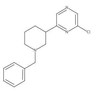 2-(1-Benzylpiperidin-3-YL)-6-chloropyrazine结构式