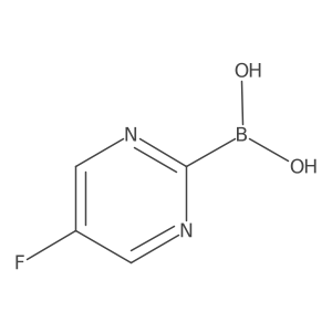 (5-Fluoropyrimidin-2-yl)boronic acid结构式