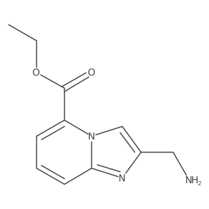 Ethyl 2-(aminomethyl)imidazo[1,2-a]pyridine-5-carboxylate Structure