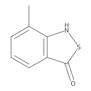 7-Methyl-1,3-dihydro-2,1-benzothiazol-3-one结构式