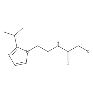 2-chloro-N-{2-[2-(propan-2-yl)-1H-imidazol-1-yl]ethyl}acetamide结构式