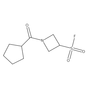1-Cyclopentanecarbonylazetidine-3-sulfonyl fluoride Structure