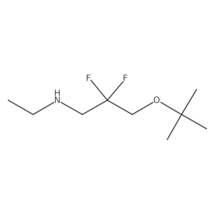 [3-(Tert-butoxy)-2,2-difluoropropyl](ethyl)amine Structure