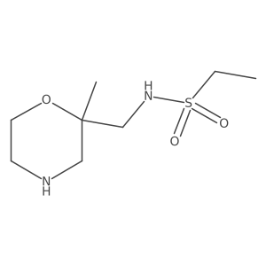 N-[(2-methylmorpholin-2-yl)methyl]ethane-1-sulfonamide Structure