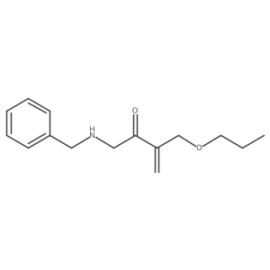 1-(Benzylamino)-3-(propoxymethyl)but-3-en-2-one结构式
