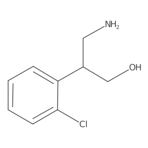 3-Amino-2-(2-chlorophenyl)propan-1-ol Structure