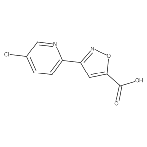 3-(5-Chloropyridin-2-yl)-1,2-oxazole-5-carboxylic acid结构式