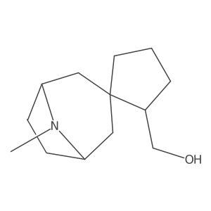 {8-Methyl-8-azaspiro[bicyclo[3.2.1]octane-3,1'-cyclopentane]-2'-yl}methanol Structure
