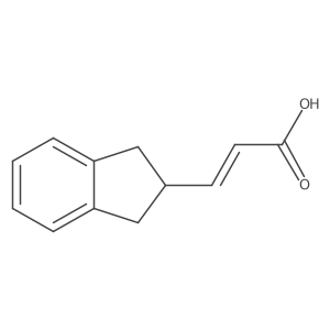 3-(2,3-dihydro-1H-inden-2-yl)prop-2-enoic acid Structure