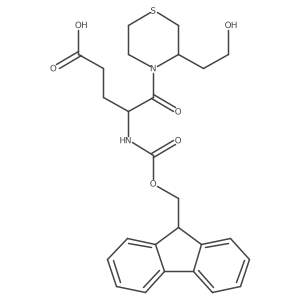 4-({[(9H-fluoren-9-yl)methoxy]carbonyl}amino)-5-[3-(2-hydroxyethyl)thiomorpholin-4-yl]-5-oxopentanoic acid Structure