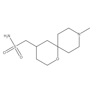 {9-Methyl-1-oxa-9-azaspiro[5.5]undecan-4-yl}methanesulfonamide结构式