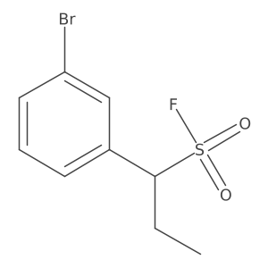1-(3-Bromophenyl)propane-1-sulfonyl fluoride结构式