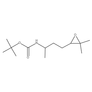 tert-butyl N-[4-(3,3-dimethyloxiran-2-yl)butan-2-yl]carbamate结构式