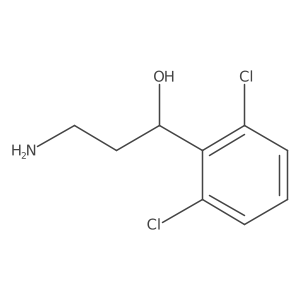 (1R)-3-amino-1-(2,6-dichlorophenyl)propan-1-ol Structure