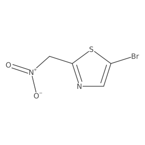 5-Bromo-2-(nitromethyl)-1,3-thiazole结构式