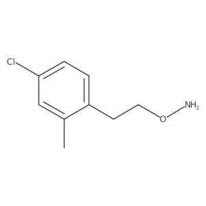 O-[2-(4-chloro-2-methylphenyl)ethyl]hydroxylamine Structure