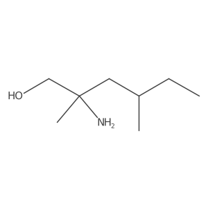 2-Amino-2,4-dimethylhexan-1-ol结构式