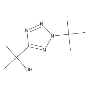 2-(2-tert-butyl-2H-1,2,3,4-tetrazol-5-yl)propan-2-ol Structure