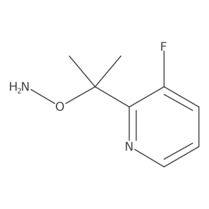 O-[2-(3-fluoropyridin-2-yl)propan-2-yl]hydroxylamine Structure