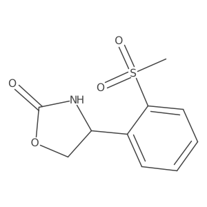 4-(2-Methanesulfonylphenyl)-1,3-oxazolidin-2-one Structure
