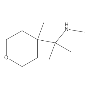 Methyl[2-(4-methyloxan-4-yl)propan-2-yl]amine结构式
