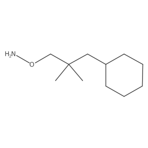 O-(3-cyclohexyl-2,2-dimethylpropyl)hydroxylamine结构式