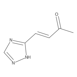 4-(1H-1,2,4-triazol-3-yl)but-3-en-2-one结构式