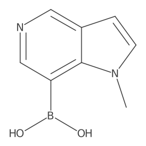 (1-Methyl-1H-pyrrolo[3,2-C]pyridin-7-YL)boronic acid Structure