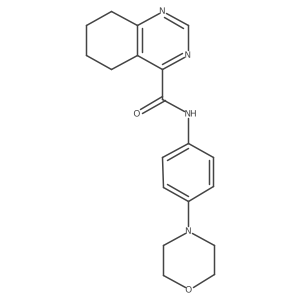 N-[4-(morpholin-4-yl)phenyl]-5,6,7,8-tetrahydroquinazoline-4-carboxamide Structure