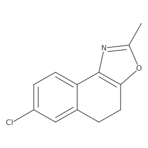 7-Chloro-2-methyl-4,5-dihydro-naphtho[1,2-d]oxazole Structure