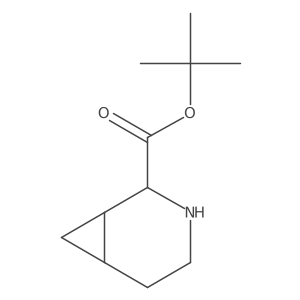 rac-tert-butyl (1R,2R,6R)-3-azabicyclo[4.1.0]heptane-2-carboxylate Structure