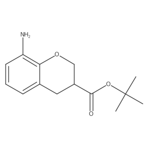 tert-Butyl 8-aminochromane-3-carboxylate结构式