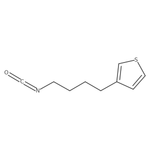 3-(4-Isocyanatobutyl)thiophene结构式