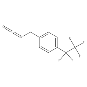 1-(Isocyanatomethyl)-4-(pentafluoroethyl)benzene结构式