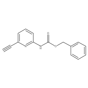 Benzyl (6-ethynylpyridin-2-yl)carbamate结构式