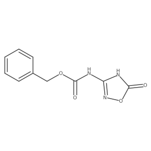 benzyl N-(5-hydroxy-1,2,4-oxadiazol-3-yl)carbamate结构式