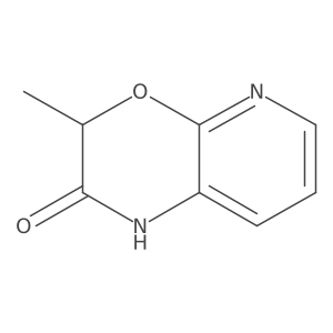 (S)-3-Methyl-1H-pyrido[2,3-b][1,4]oxazin-2(3H)-one结构式