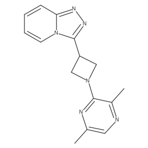 2,5-Dimethyl-3-(3-{[1,2,4]triazolo[4,3-a]pyridin-3-yl}azetidin-1-yl)pyrazine Structure