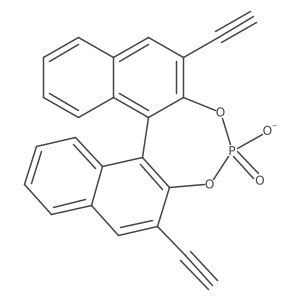 (11bS)-2,6-Diethynyldinaphtho[2,1-d:1',2'-f][1,3,2]dioxaphosphepin-4-olate 4-oxide结构式