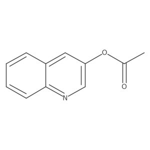 3-Methylcarbonyloxyquinoline结构式