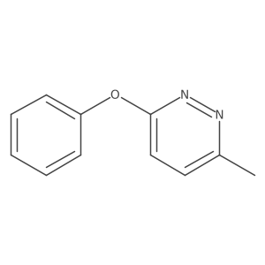 3-Methyl-6-phenoxypyridazine结构式