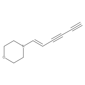 Morpholine, 4-(1-hexene-3,5-diynyl)- Structure