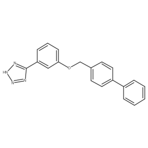 5-[3-(Biphenyl-4-ylmethoxy)phenyl]-1H-tetrazole结构式