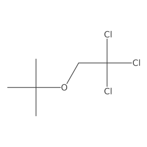 Propane, 2-methyl-2-(2,2,2-trichloroethoxy)-结构式